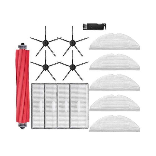 Filtre de vadrouille à brosse latérale principale 15PCS pour S7 MaxV / Plus / Ultra G10S / G10S Pro Robot Aspirateur Pa