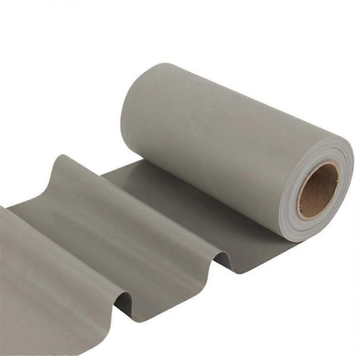 Tissu En Silicone Isolant, Tissu En Silicone Doux Gris De 300 Mm De Large, Pas De Support Adhésif Pad Thermique (1m) 