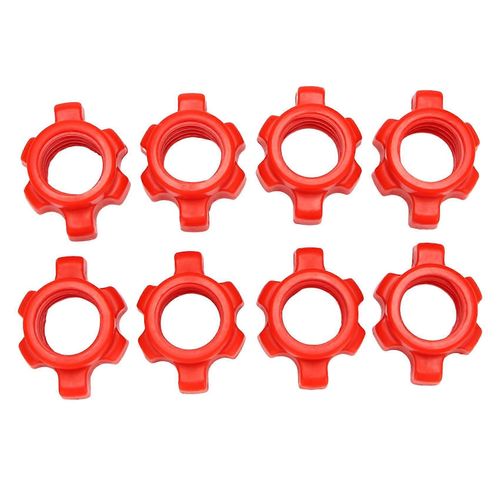 8pcs Écrou D¿Haltère, Écrou De Tige D¿Haltère, Colliers Pour Barres D¿Haltères Entraînement Accessoires De Sport