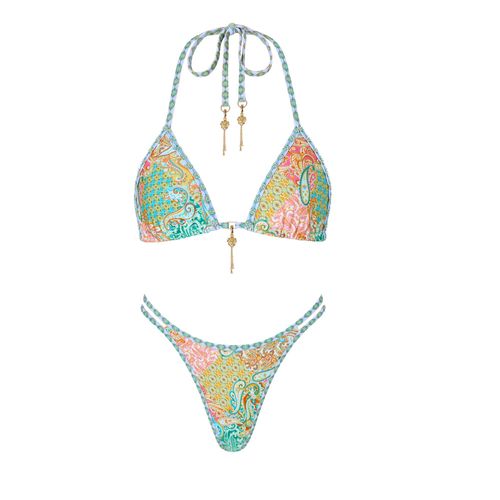 Maillot De Bain Brésilien Avec Jupe Imprimée Pour Femme,Bikini,Maillots De Bain,Maillots De Bain,Maillots De Bain,3 Pièces,Ligne A Trempée,Été