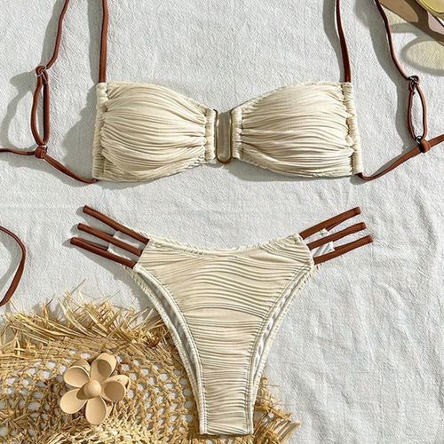 Maillot De Bain Sexy Pour Femmes,Ensemble Deux Pièces,Soutien-Gorge Push-Up,Bikini Brésilien,Pour Baigneurs À La Piscine,Vêtements De Plage,2025