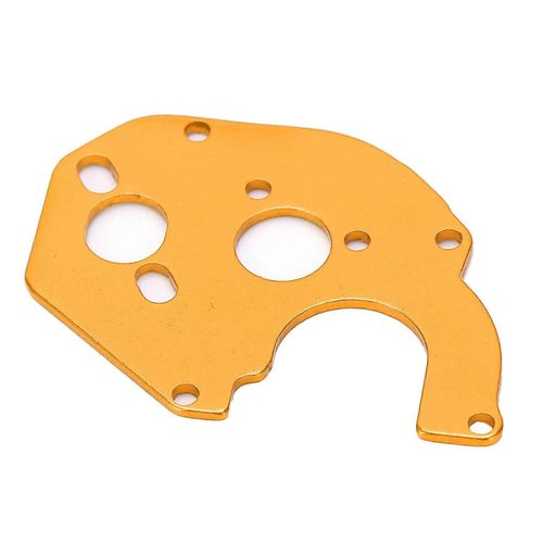 RC Metal Motor Plate Gearbox Mount Fixed Bracket for Axial SCX24 90081 C10 1/24 RC CarOrange