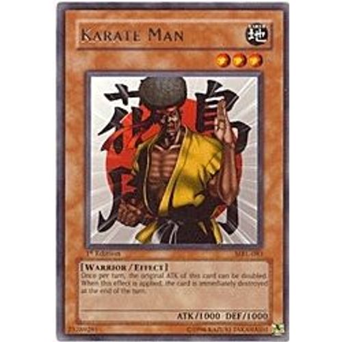 Karate Man - Type:Terre/ Guerrier/ Effet - Va - Rare - Orange