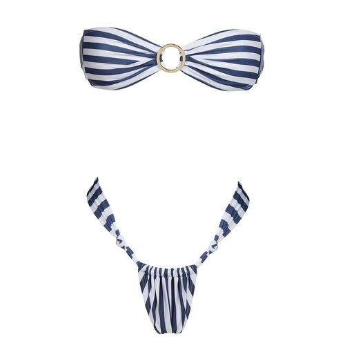 Zrtak-Bikini Triangle Trois Pièces Pour Femme,Maillot De Bain Rayé,Micro,Imprimé,Brésilien,Sexy,Vêtements De Plage
