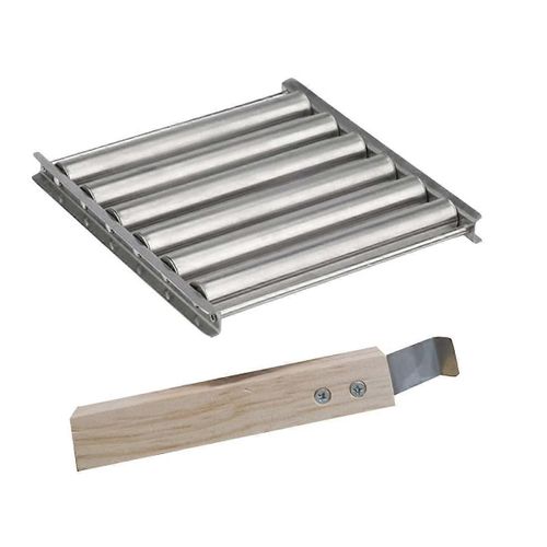 Rouleau à hot-dog pour gril,Grille à rouleaux de saucisse BBQ pour gril,Barbecue Steamer Camping Essentials Acce