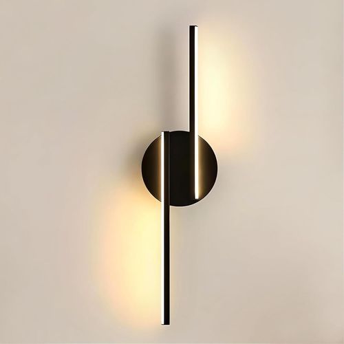 ChenQuanSarl-Applique Murale Interieur, 16W Appliques Led Design Parallèle, Lampe Murale Moderne En Acryliquel Pour Chambre, Salon, Hôtel, Escalier, Allée, 3000K Blanc Chaud
