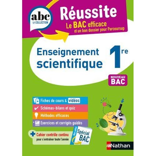 Enseignement Scientifique 1re - Abc Réussite - Bac 2025 - Programme De Première 2025-2026 - Enseignement Commun - Cours, Méthode, Sujets Et Corrigés Guidés - Epub