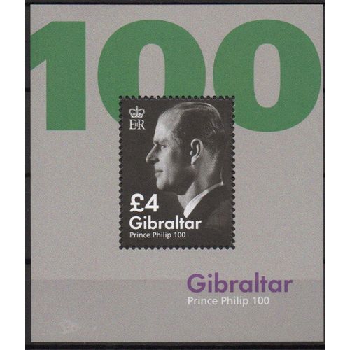 Gibraltar Timbre In Memoriam Le Prince Philip 2021