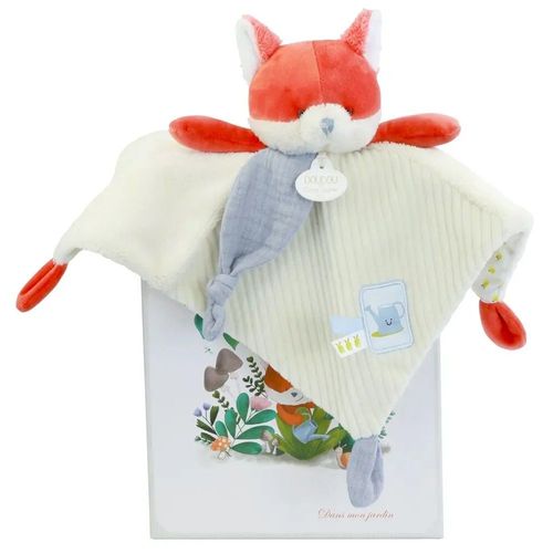 Doudou plat Romarin le renard 27 cm