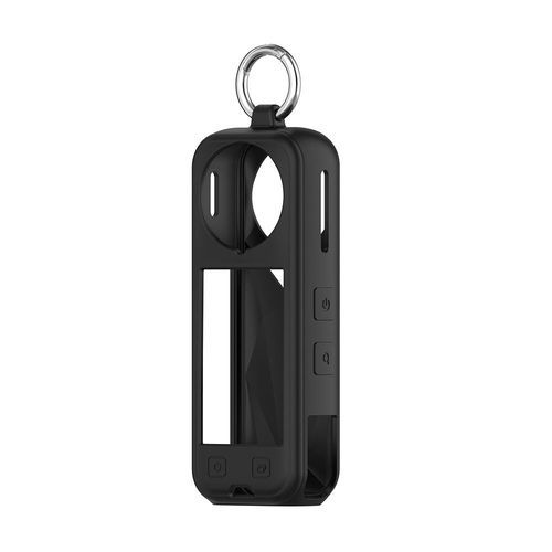 LICHIFIT - Étui de protection en silicone Compatible avec Insta360 X5 - Noir