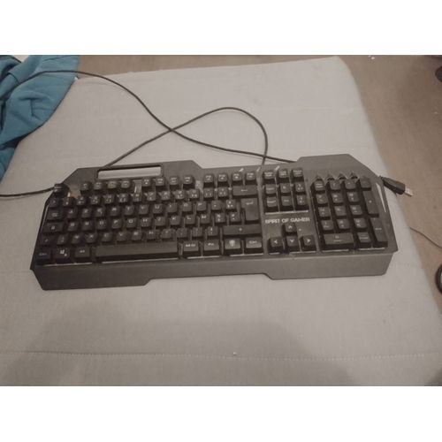 Clavier rgb spirite of gamer.