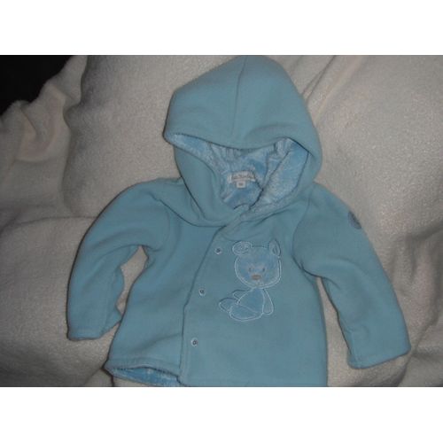 Veste Polaire Avec Capuche Douce Et Chaude Taille 1 Mois Idée Cadeau