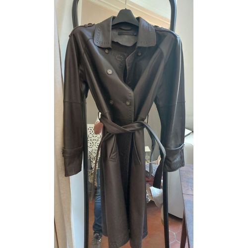 Vends Manteau Femme En Cuir De Marque Lederer Taille 42