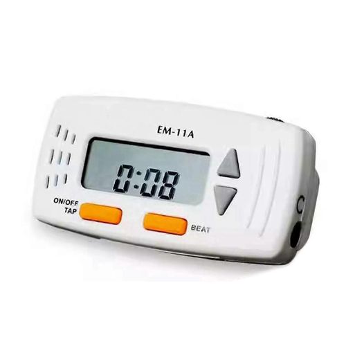 Em-11 Métronome De Guitare À Pince Avec Fonction Horloge Mini Métronome Électronique Pour Guitaristes, Accessoires De Guitare Portables