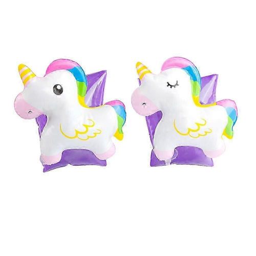 1 Paire De Brassards De Natation Pour Enfants Anneau Filles Gonflable Piscine Sécurité Entraînement Natation Brassard Flotteur Anneau (Motif De Cheval Ailé Coloré) (Rando
