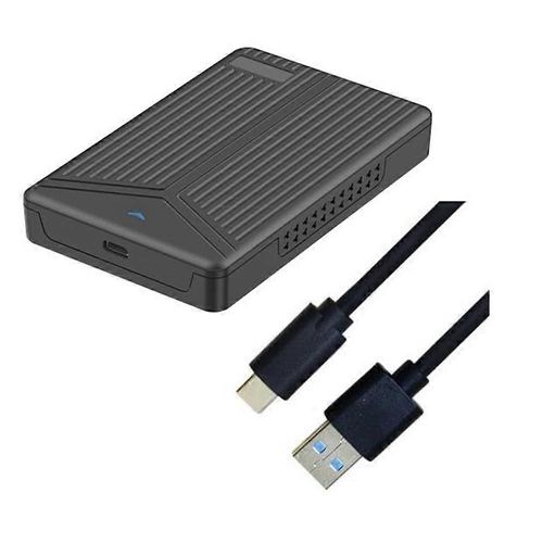 USB 3.1 Boîte De Disque Dur Mobile 2.5 Pouces SATA Boîte De Disque Dur Boîtier SSD Support Disque Dur 15mm pour