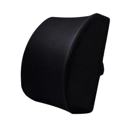 Chaise En Mousse À Mémoire De Forme Lombaire Coussin De Soutien De Soutien Oreiller Pour Bureau À Domicile Car-Mesh