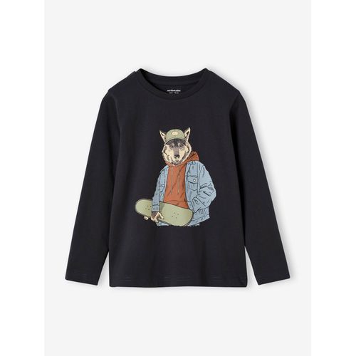 T-Shirt Imprimé Garçon Anthracite