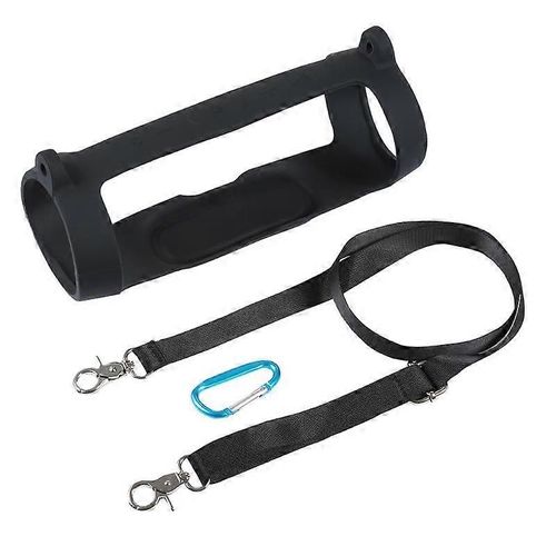 Housse de protection en silicone pour JBL CHARGE ESSENTIAL Étuis de voyage pour haut-parleurs avec bandoulière