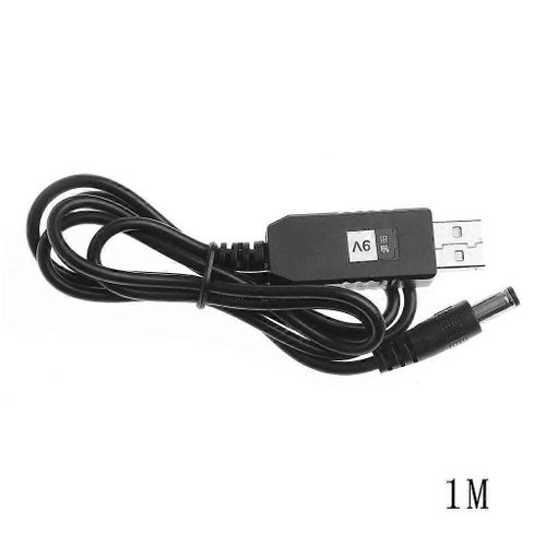 Usb Pour Dc 5v Boost À 9v Convertisseur De Tension De Module De Câble Élévateur Connecteur Mâle 2.1x5.5mm Pour Appareil Photo, Routeurs, Lampe De Table