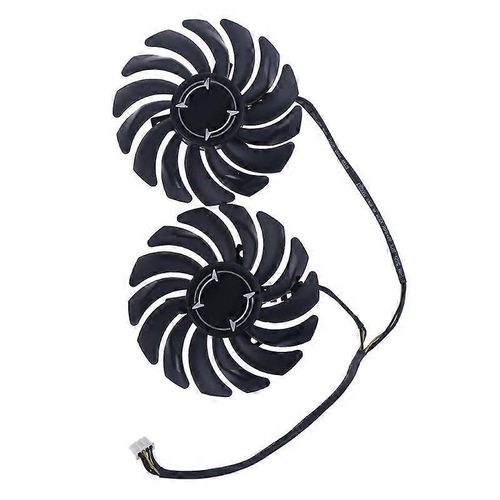 1 paire de ventilateurs de refroidissement de carte vidéo graphique de 87 mm PLD09210B12HH 4 broches pour ventilateur de refroidisseur d¿armure MSI RX 470 480 570 580
