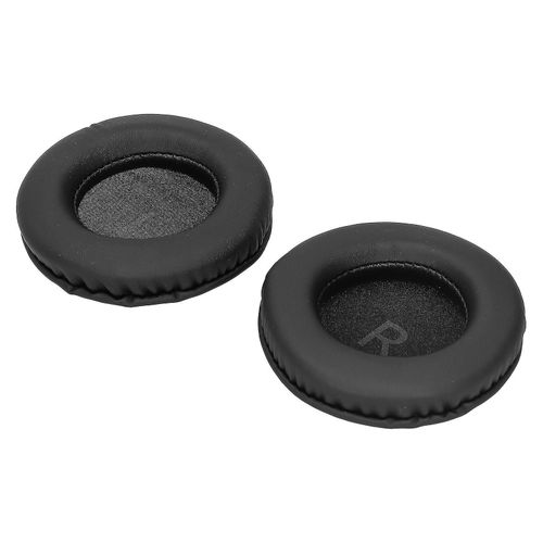 Casque Universel Couverture D¿oreille En Cuir Artificiel Mousse Manche Ronde Oreillette 105mm W/L R Signe