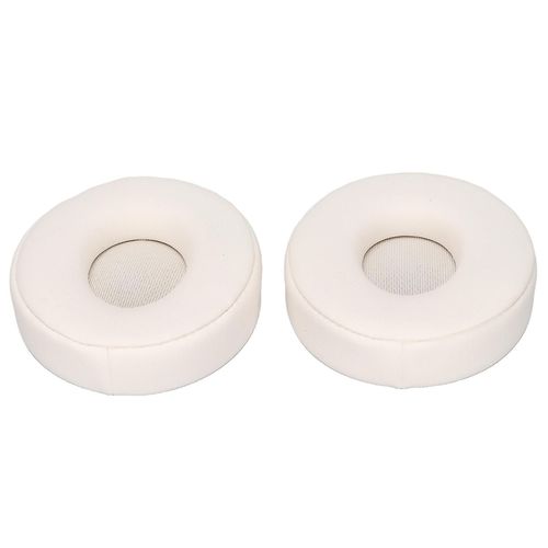 2pcs Pour SoloPro Coussinets D¿oreille Élastique Sans Fil Sur Casque De Remplacement Couverture D¿oreilleBlanc