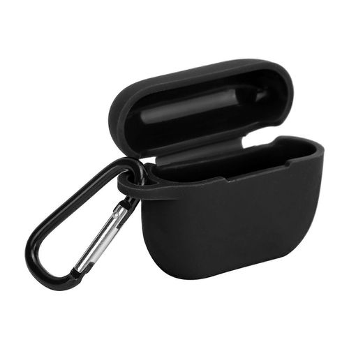 Coque en silicone Housse de protection pour écouteurs IOS Pro/III Boîtier de charge pour casque BluetoothNoir