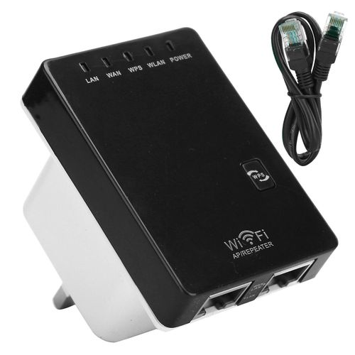 Routeur réseau sans fil Wifi Single Boost Répéteur SSID Amplificateur 300mbps 100-240VUK Plug