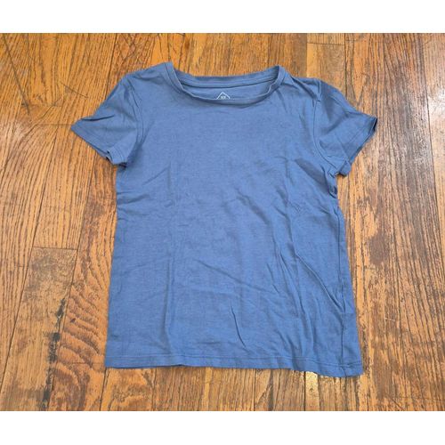 Tshirt Texte Basic Bleu Uni Taille 4/5ans Garçon