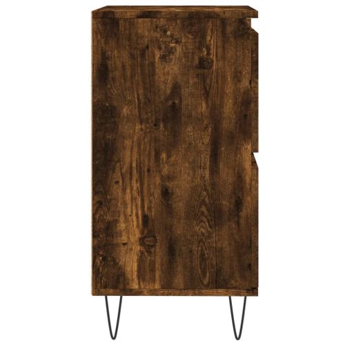 Vidaxl Buffets 2 Pcs Chêne Fumé Bois D'ingénierie