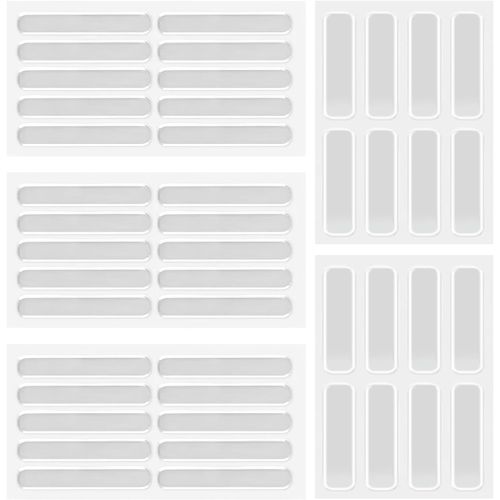 46 Pcs Tampons De Protection Transparents, Pare-Chocs En Caoutchouc Tapis De Meubles Tapis Anti-Bruit Transparent Pour Portes D'armoires, Cuisine, Salle De Bain, Bureau[Jia5284320]