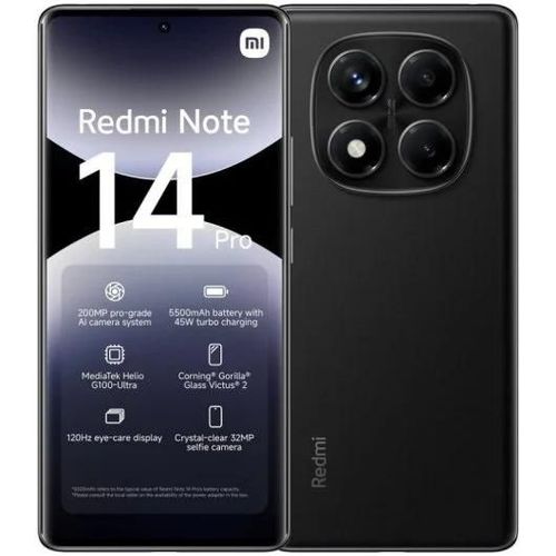 Xiaomi Redmi Note 14 Pro 4G 256 Go Noir