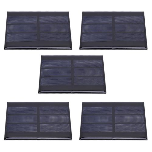 5 Pcs Mini Système De Module De Panneau Solaire Maison Bricolage Projets Jouets Batterie De Charge 0.65W DC1.5V