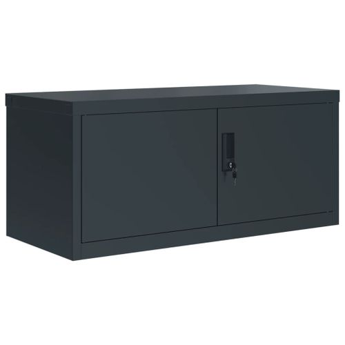 Vidaxl Classeur Anthracite 90x40x110 Cm Acier