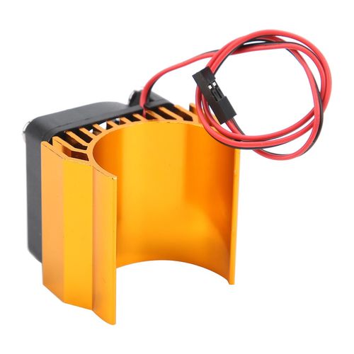 1/10 RC Car 3650 Brushless Motor Cooling Fan 540 Brushed Motor Fan with Heatsink