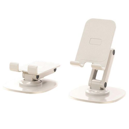 Support De Téléphone Portable Pliable Rotatif Support De Téléphone Portable Pliable Rotatif Support De Téléphone De Bureau Pour Voyage À Domicile Blanc