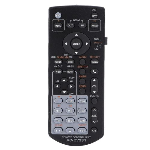 RCDV331 Télécommande Moniteur Télécommande pour Kenwood DNX6460BT DNX6020EX DDX616