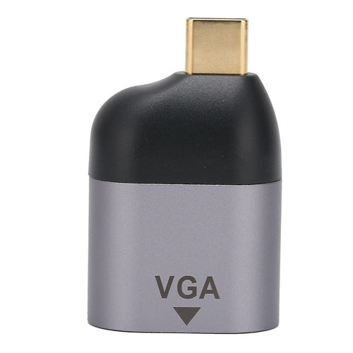 Adaptateur USB C vers VGA Convertisseur vidéo multi-écrans pour MacBook Pro iOS Tablet Pro Chromebook Lenovo Dell XPS