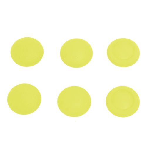 Couvercle De Bouton De Joystick 3d 6 En 1 Pour Empêcher Le Glissement Des Poignées De Pouce De Remplacement Pour Manette Ps5 Elite Jaune