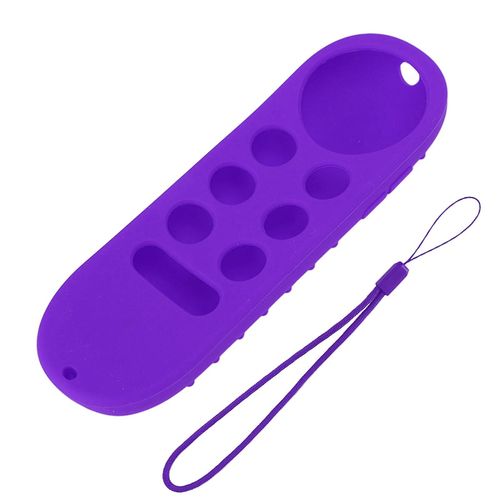 Housse de protection pour télécommande Étui en silicone pour Chromecast avec télécommande Google TV Violet