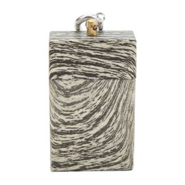 Cendrier de poche Mini porte-cendres à cigarette portable en acier inoxydable avec boucle d¿alpinisme pour les voyages en plein air