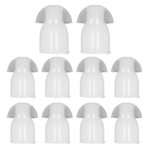 Bouchons d¿oreilles en silicone souple pour casque talkie-walkie - 10 pièces