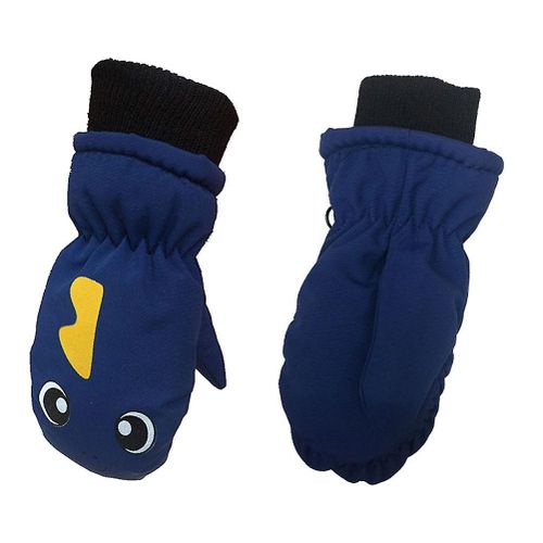 1 Paire De Mitaines Pour Enfants D¿Hiver Garçons Filles Gants Chauds D¿Extérieur Imperméables À L¿Eau Gants De Ski Coupe-Vent