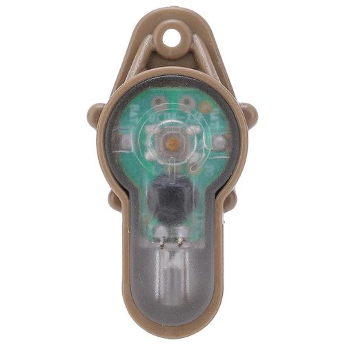 Outdoor Mini Survival Safety Light Ipx8 Waterproof Helmet Signal Lamp With Hanging Holemud Color Base Purple Light