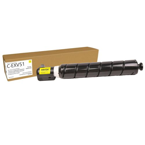 Xerox - Jaune - compatible - remanufacturé - cartouche de toner (alternative pour : Canon 0484C002, Canon C-EXV51) - programme de retours Green World Alliance