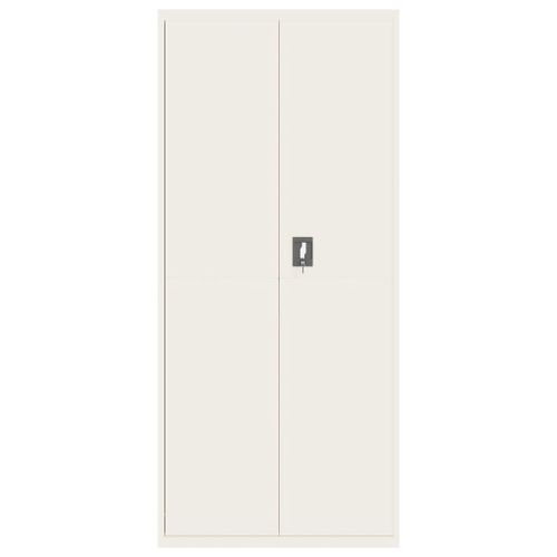 Vidaxl Classeur Blanc 90x40x200 Cm Acier