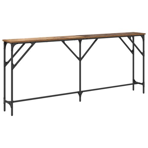 Vidaxl Table Console Bois Ancien 180x23x75 Cm Bois Ingénierie