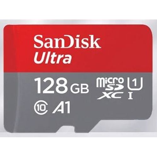 Carte microSD SanDisk Ultra 128Go Stockage Fiable pour Android, GoPro, Dashcam
