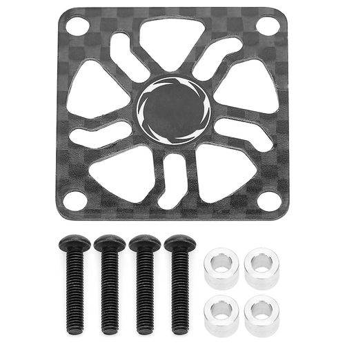 Couvercle de ventilateur de refroidissement en fibre de carbone pour couvercle de protection de ventilateur de régulation électrique de moteur RC40mm